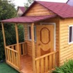 Строим детский игровой домик для дачи своими руками