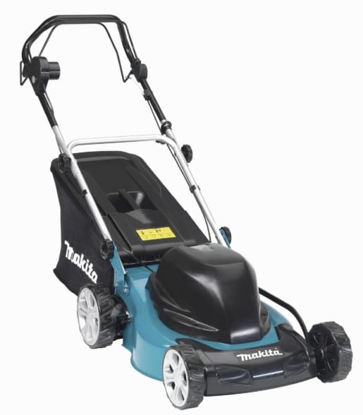 Самоходная электрическая газонокосилка с режимом мульчирования