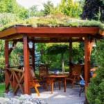 Идеи красивых беседок для дачи из различных материалов