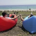 Lamzac Hangout (Ламзак) – надувной шезлонг, кресло-диван и гамак в одной вещи!