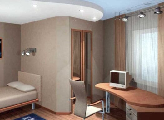 Гардеробная в детской комнате