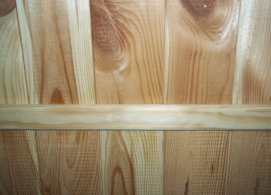 Пример использования декоративной стыковочной планки