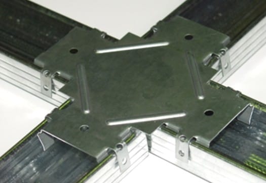 Стык профилей одноуровневым «крабом»