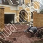 Стоимость тротуарной плитки и ее укладки за 1 м2