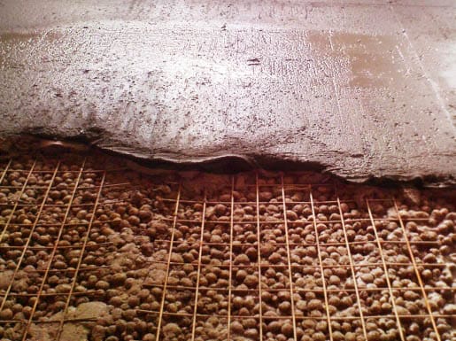 Стяжка пола полусухая